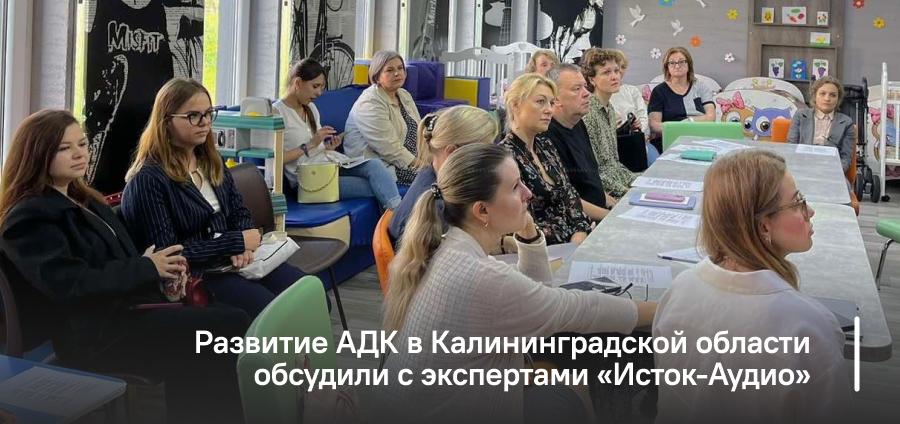Развитие АДК в Калининградской области обсудили с экспертами «Исток-Аудио»