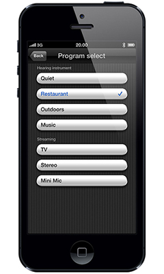 Мобильное приложение ReSound Control