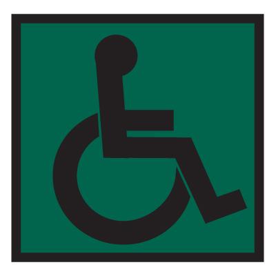 Знак доступности для инвалидов всех категорий 