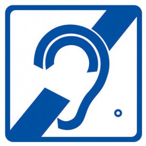 Знак доступности для инвалидов по слуху